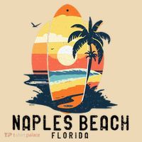 Naples Beach Florida Surfboard Waves Beach Tote Bag thumb 4