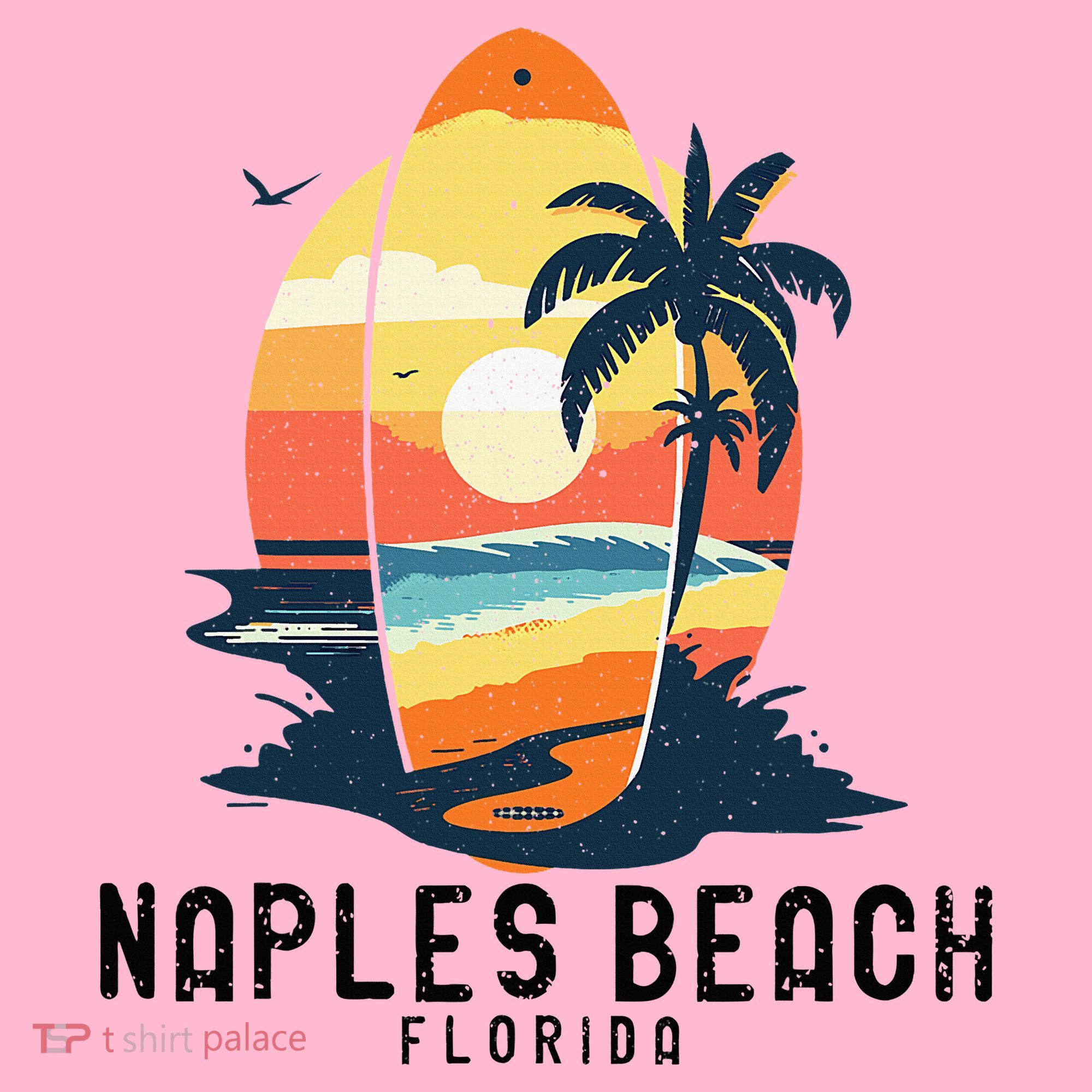 Naples Beach Florida Surfboard Waves Beach Coaster