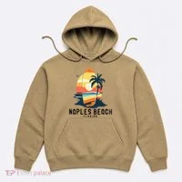 Naples Beach Florida Surfboard Waves Beach Hoodie thumb 0