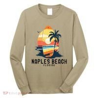 Naples Beach Florida Surfboard Waves Beach Long Sleeve Shirt thumb 0