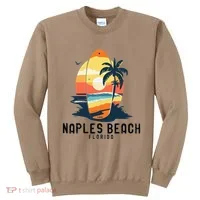 Naples Beach Florida Surfboard Waves Beach Sweatshirt thumb 0