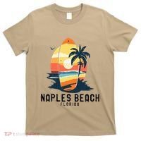 Naples Beach Florida Surfboard Waves Beach T-Shirt thumb 0