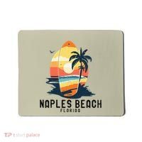 Naples Beach Florida Surfboard Waves Beach Mousepad thumb 0
