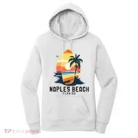 Naples Beach Florida Surfboard Waves Beach Women's Hoodie thumb 0