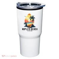 Naples Beach Florida Surfboard Waves Beach Tumbler thumb 0