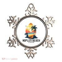 Naples Beach Florida Surfboard Waves Beach Ornament thumb 0