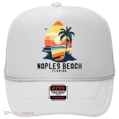 Naples Beach Florida Surfboard Waves Beach Hat