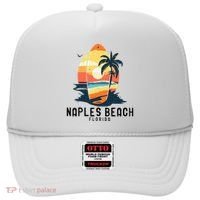 Naples Beach Florida Surfboard Waves Beach Hat thumb 0