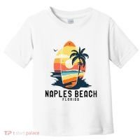 Naples Beach Florida Surfboard Waves Beach Toddler T-Shirt thumb 0