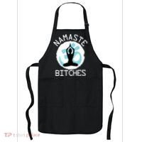 Namaste Bitches Funny Yoga Apron thumb 0