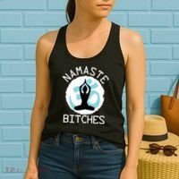 Namaste Bitches Funny Yoga Women's Tank Top thumb 2