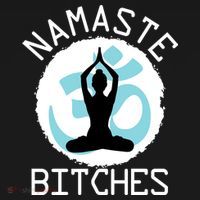 Namaste Bitches Funny Yoga Tote Bag thumb 4