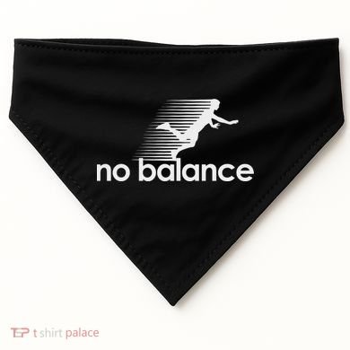 No Balance New Balance Funny USA-Made Doggie Bandana