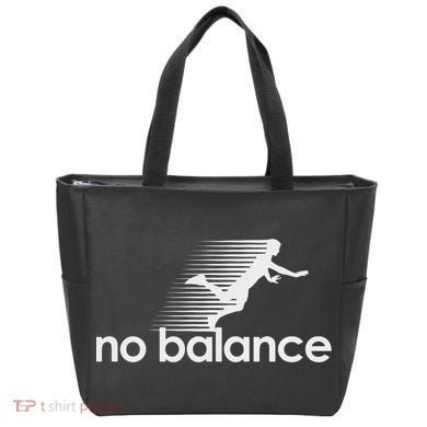 No Balance New Balance Funny Tote Bag