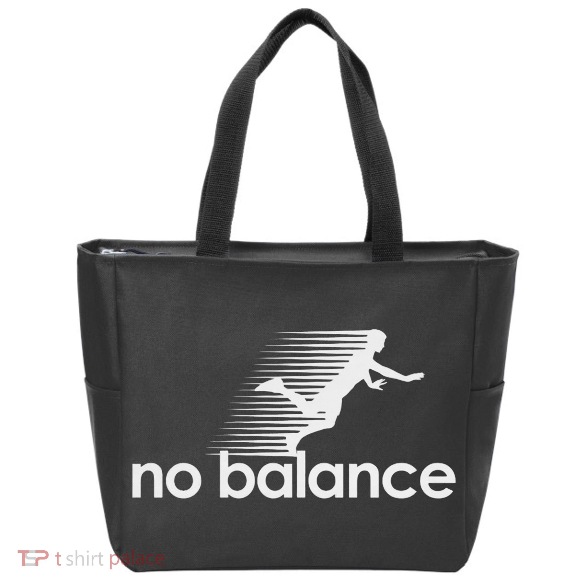 No Balance New Balance Funny Tote Bag