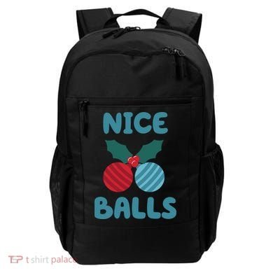 Nice Balls Funny Christmas Ornament Backpack