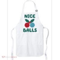 Nice Balls Funny Christmas Ornament Apron thumb 0