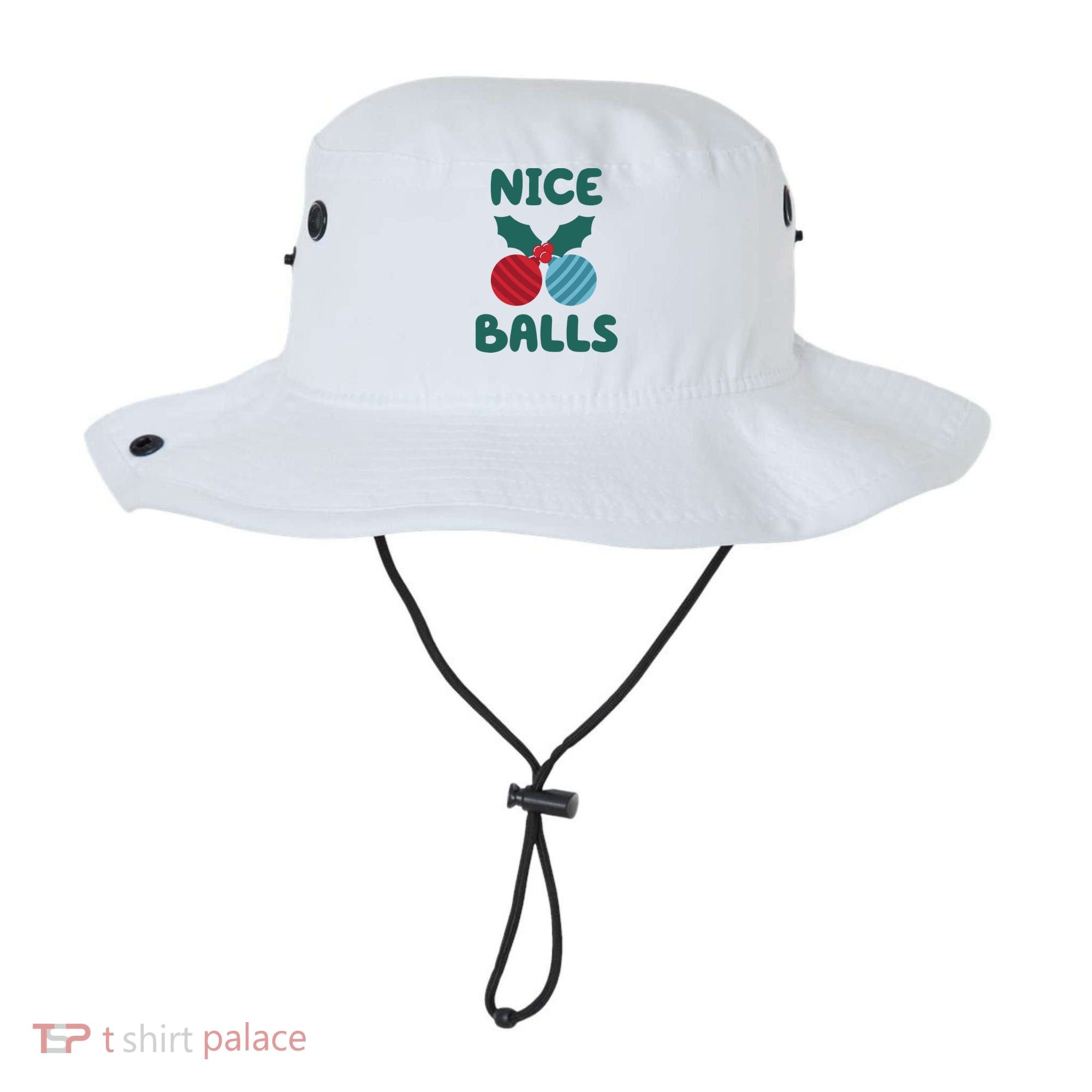 Nice Balls Funny Christmas Ornament Bucket Hat