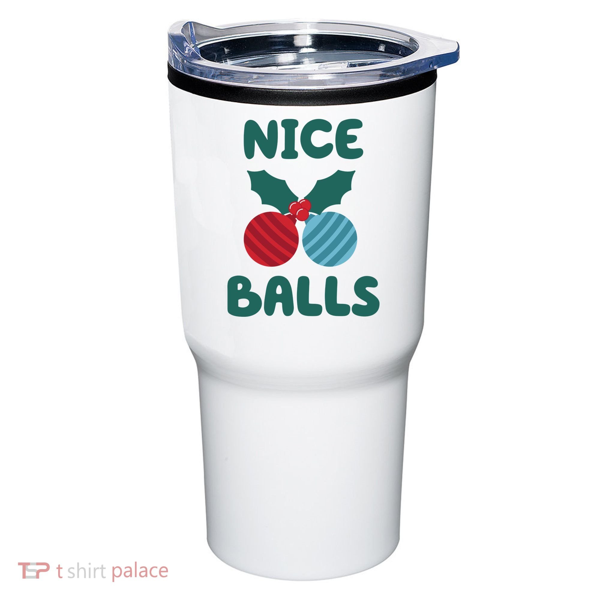 Nice Balls Funny Christmas Ornament Tumbler