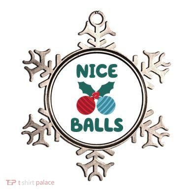Nice Balls Funny Christmas Ornament Ornament