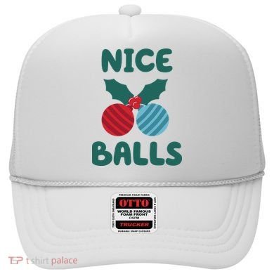 Nice Balls Funny Christmas Ornament Hat