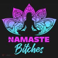 Namaste Bitchs Funny Yoga Meditation Funny Gift Ornament thumb 1