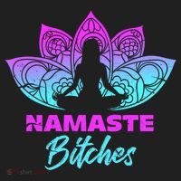 Namaste Bitchs Funny Yoga Meditation Funny Gift Hat thumb 2