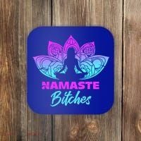 Namaste Bitchs Funny Yoga Meditation Funny Gift Coaster thumb 0
