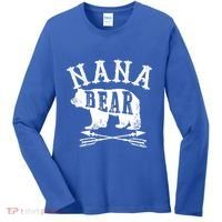 Nana Bear Grandmother Mothers Day Gift Women's Long Sleeve Shirt thumb 0