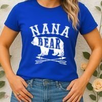 Nana Bear Grandmother Mothers Day Gift Women's T-Shirt thumb 2
