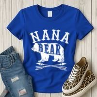 Nana Bear Grandmother Mothers Day Gift Women's T-Shirt thumb 3