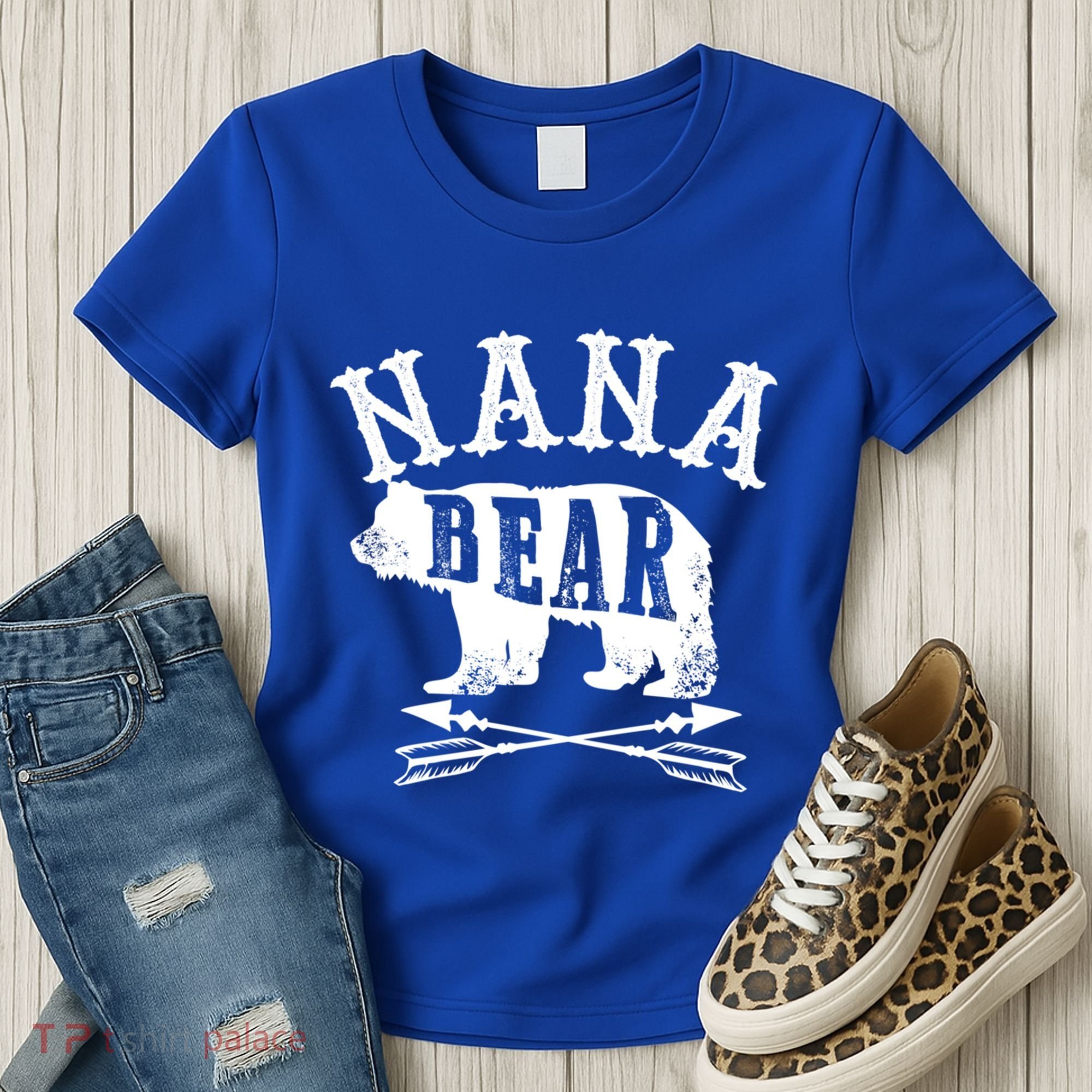 Nana Bear Grandmother Mothers Day Gift Women's T-Shirt