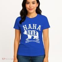 Nana Bear Grandmother Mothers Day Gift Women's T-Shirt thumb 4