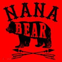 Nana Bear Grandmother Mothers Day Gift Santa Hat thumb 1
