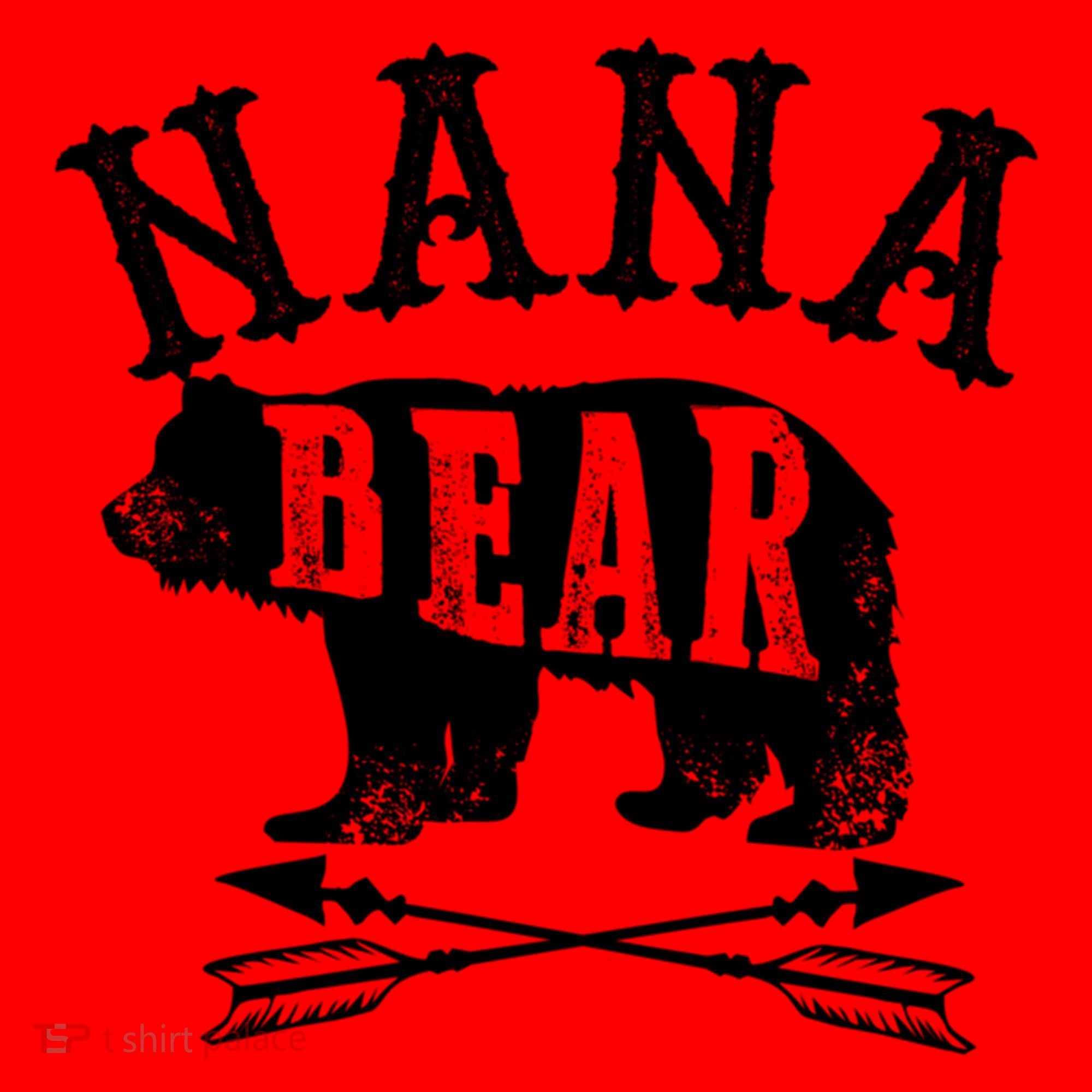 Nana Bear Grandmother Mothers Day Gift Santa Hat