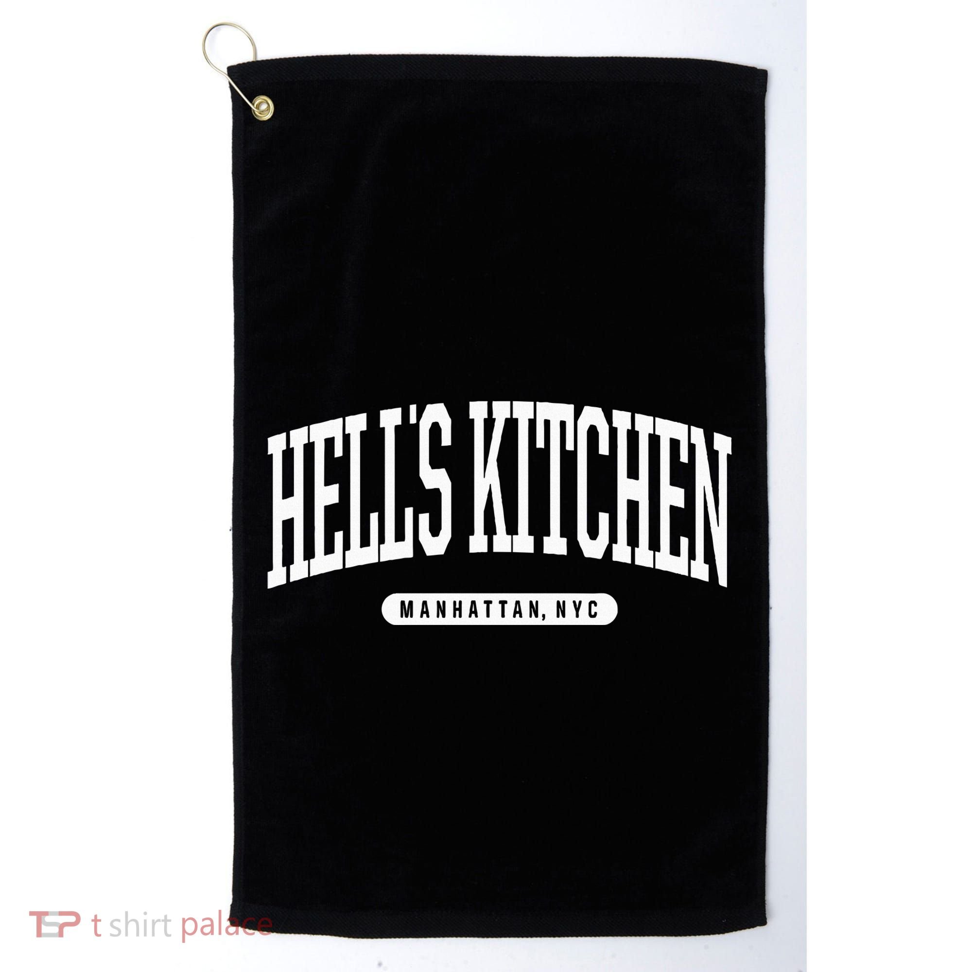 Nyc Borough HellS Kitchen Manhattan New York Golf Towel