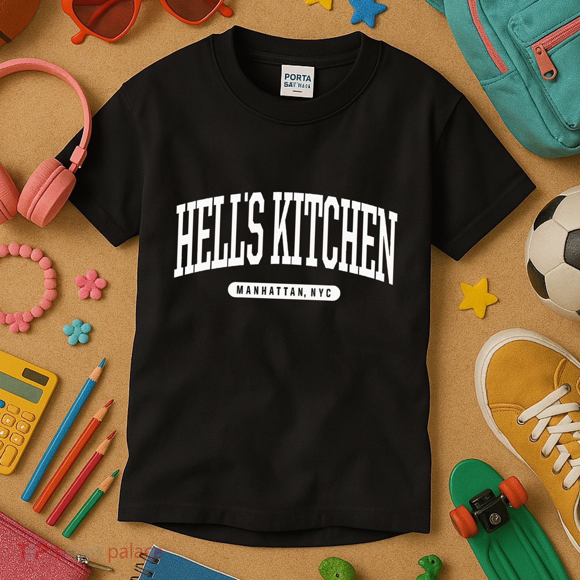 Nyc Borough HellS Kitchen Manhattan New York Kids T-Shirt