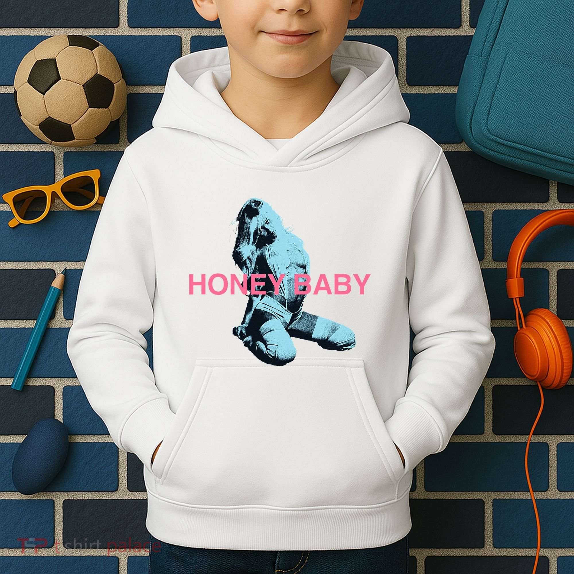Nessa Barrett Honey Baby Kids Hoodie