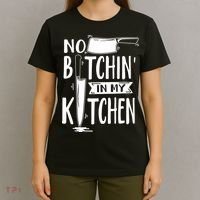 No Bitchin In My Kitchen Funny Executive Chef T-Shirt thumb 4