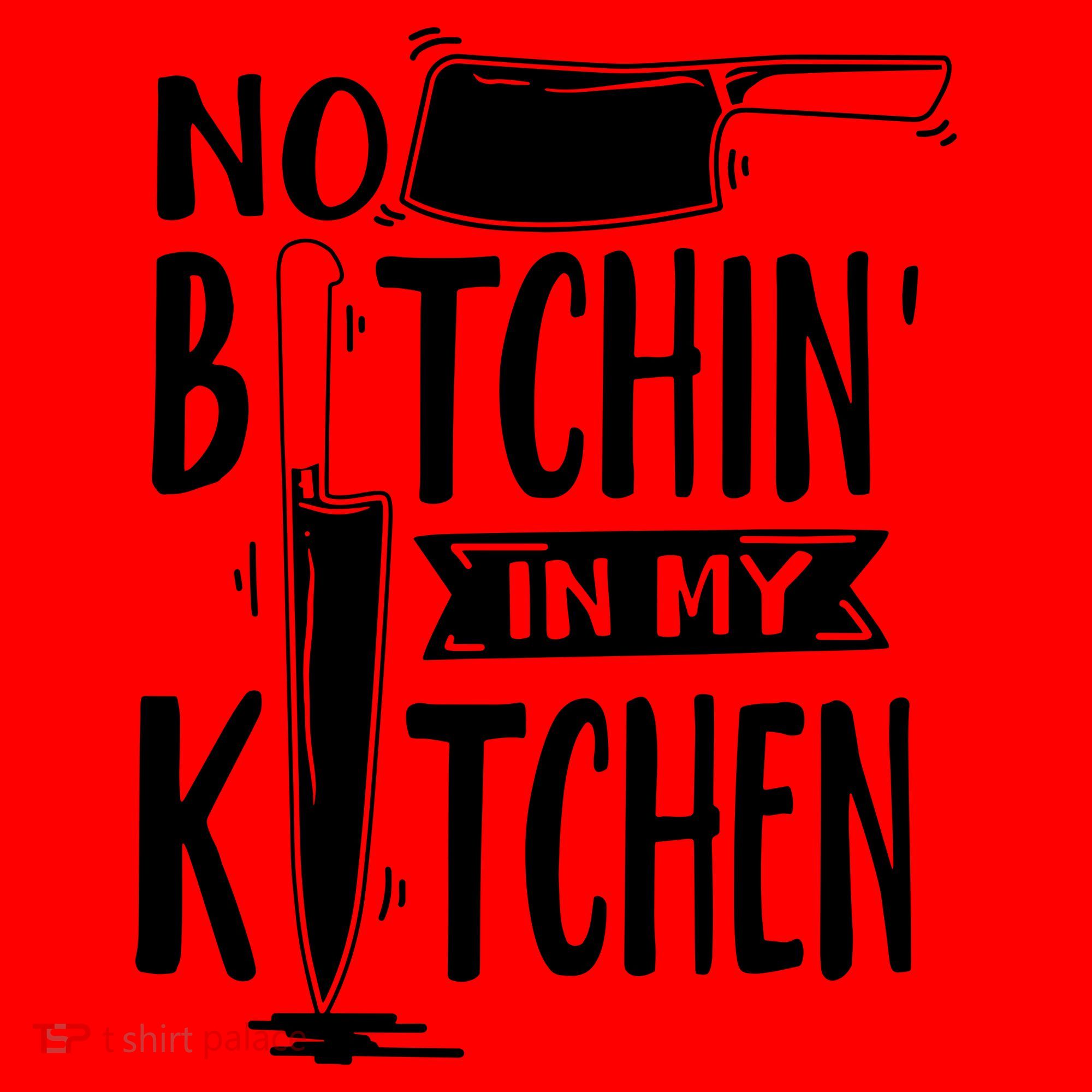 No Bitchin In My Kitchen Funny Executive Chef Santa Hat