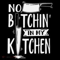 No Bitchin' In My Kitchen Funny Executive Chef Long Sleeve Shirt thumb 2