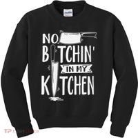 No Bitchin' In My Kitchen Funny Executive Chef Kids Sweatshirt thumb 0