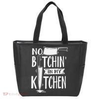 No Bitchin' In My Kitchen Funny Executive Chef Tote Bag thumb 0