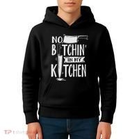 No Bitchin In My Kitchen Funny Executive Chef Kids Hoodie thumb 4