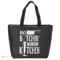 No Bitchin In My Kitchen Funny Executive Chef Tote Bag thumb 0