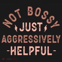 Not Bossy Just Aggressively Helpful USA-Made Doggie Bandana thumb 2