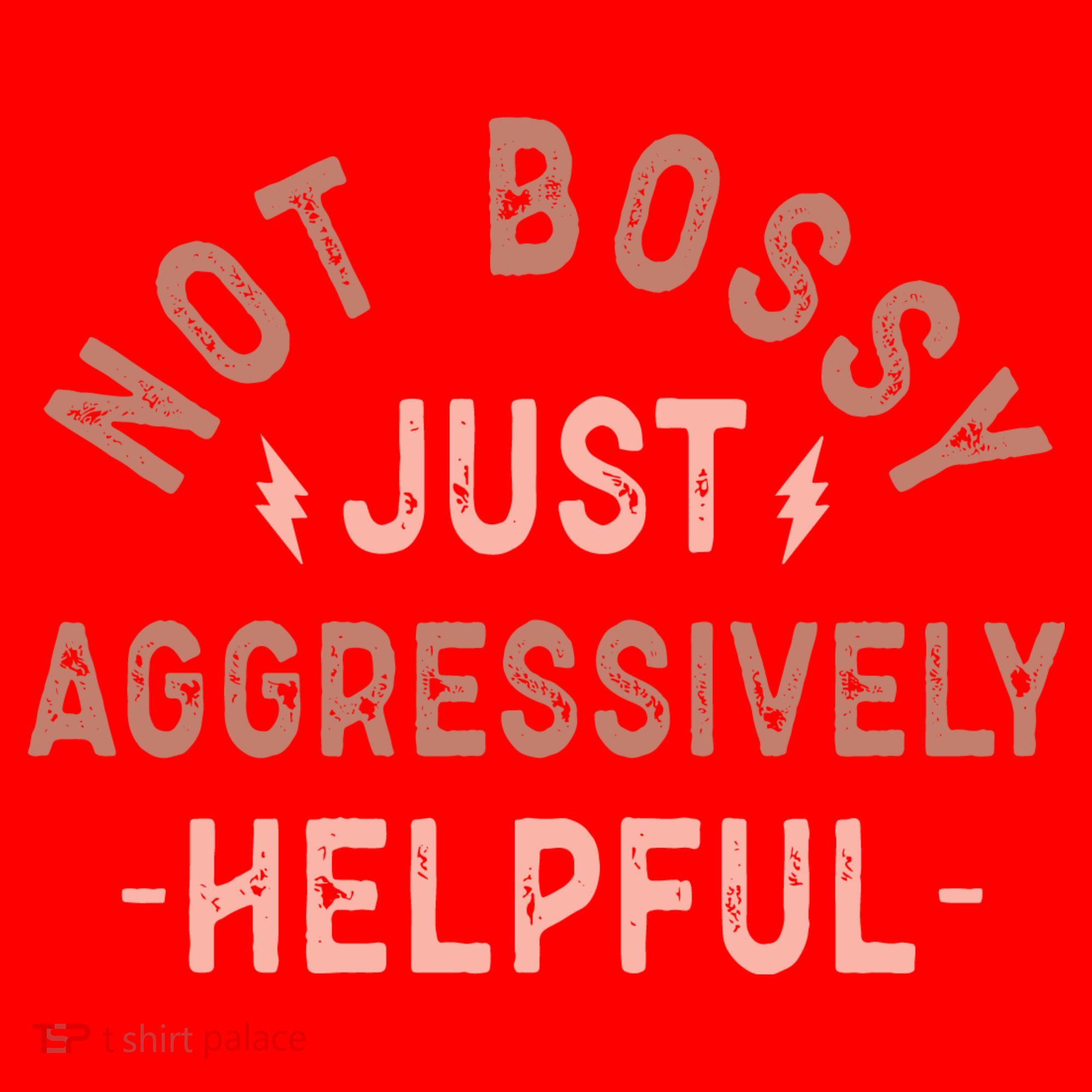 Not Bossy Just Aggressively Helpful Santa Hat