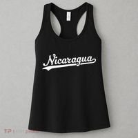 Nicaragua Baseball Jersey Script With Swoosh Women's Tank Top thumb 3