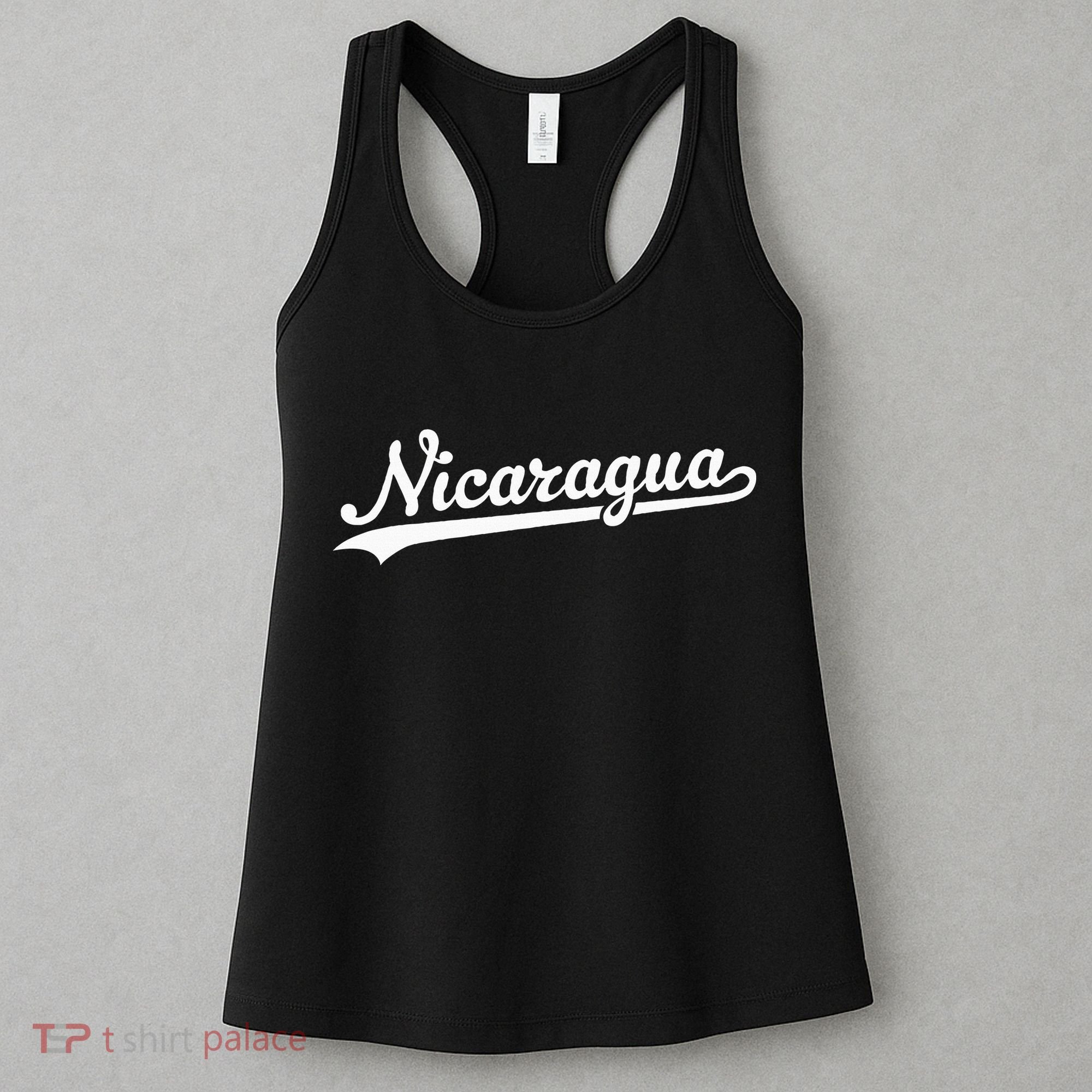 Nicaragua Baseball Jersey Script With Swoosh Women's Tank Top