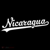 Nicaragua Baseball Jersey Script With Swoosh Visor thumb 3